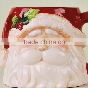 Santa Claus Christmas Ceramic 3D Mug thumbnail-1