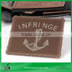 Sinicline Best Selling Product Newest High Quality Jeans Leather Label thumbnail-1