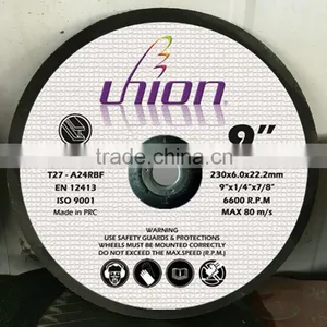 9 Inch 230X6X22.2mm DEPRESS GRINDING Disc for Metal/steeL thumbnail-2