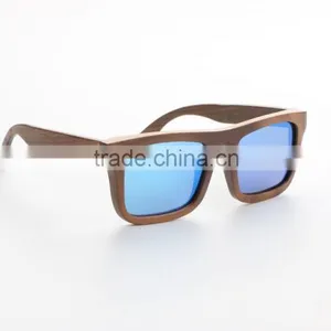Polarized Sunglasses Custom Wood Sunglasses Blue Mirro Sunglasses Supplier's Choice thumbnail-3