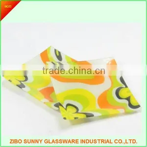 Decorative Glass Dinner Small Tray Dish thumbnail-1