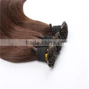 100% Virgin Brazilian Remy Human Asian U/I/Flat/V Tip Keratin Hair Extensions Factory Price thumbnail-5