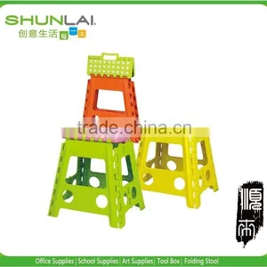Pretty Rhino Plastic Lab Folding Stool,stackable Step Stool Chair thumbnail-2