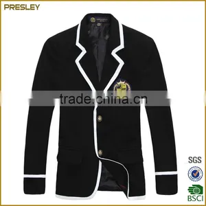 Presley OEM New Arrival Custom Suit Cheap Children Clothes Cotton Blazers thumbnail-4