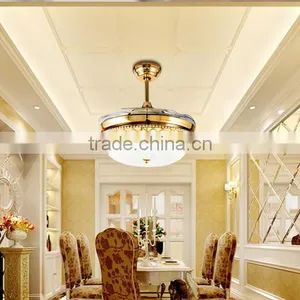 Elegant European Style Ceiling Fan Light thumbnail-2