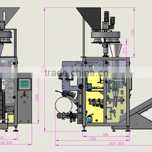 Trade Assurance CE Approve Automatic Milk Powder Packing Machine Price With Screw Dosing and Screw Feeder for Wheat Flour thumbnail-2