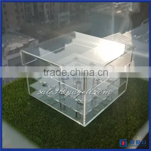 Custom Printed Clear Flower Delivery Box , Elegant Acrylic Flower Packaging Box thumbnail-2