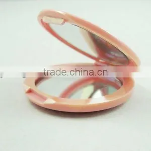 Round Makeup Mirror/plastic Compact Mirror/vanity Mirror/magnifying Makeup Mirror thumbnail-1