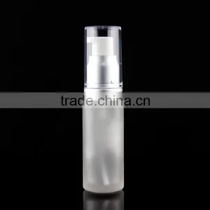 American 50 /60 Lotion Bottle Glass With Silver Pump thumbnail-1