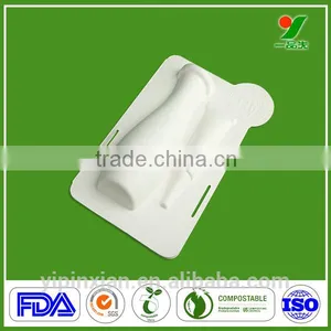 2016 Natural Sugarcane Fibers OEM Pallets Used Cosmetic Products Cheap Custom Packaging thumbnail-1