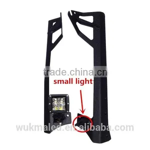 Steel Windscreen Mount Bracket For LED Work Light Bar Fit Jeep Wrangler Hot thumbnail-2
