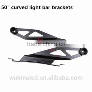 2pcs 2007 08-2014 Toyota Tundra 50inch Led Curved Light Bar Roof Mount Brackets thumbnail-2