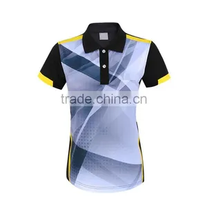 Custom Wholesale Newest Design Sport Polo Shirt for Cricket thumbnail-6