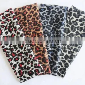 Leopard Wool Sports Stretchy Headbands Hair Band thumbnail-1