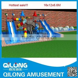 2016 New Hot Children Commercial Outdoor Playground Equipment Canada thumbnail-1