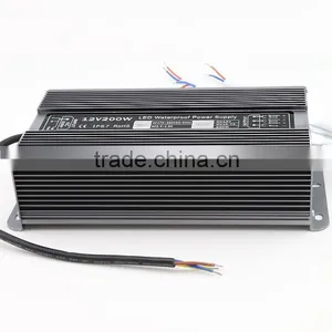 Hot Sale High Power 200W 12V 16.6A Output Waterproof Led Switch Power Supply With Aluminium Shell thumbnail-3