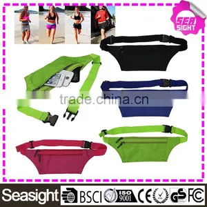 Waist Bag for Men, Portable Sport Elastic Waist Bag, Nylon Running Waist Bag thumbnail-1