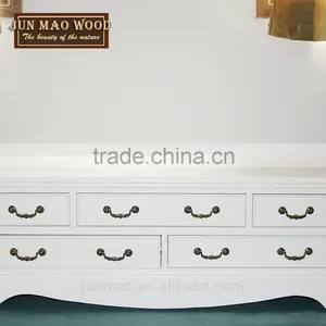 Living Room Furniture Modern Solid Wooden Coffee Tables With Drawers thumbnail-2