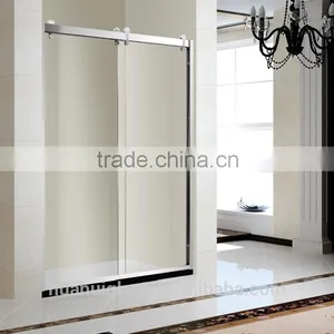 Custom With Frame Sliding Tempered Glass Shower Rooms thumbnail-2