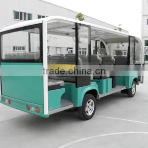 14 Seats Electric Sightseeing Bus Shuttle Bus on Sale thumbnail-2