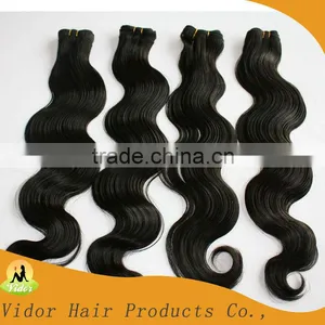 Grade AAAAA Tangle Free Natural Body Wave Peruvian Hair thumbnail-1