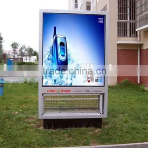 Outdoor Scrolling Advertising Light Box/prefab Outdoor Advertising Light Box With Stand thumbnail-1