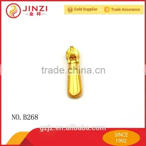 China Supplier Handbag Gold Zipper Slider Bag Clothes Zipper Pullers thumbnail-2