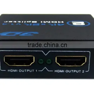 HD MI 2.0 Splitter 4K 1080P Port H DMI Splitter 1 in 2 0ut Audio Video Converter Support HDCP 3D With 5V Power Adpter thumbnail-4
