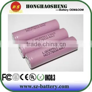 Hot New Products for 2015 LG MG1 2900mah e Bike li Ion Battery 18650 Rechargeable Lithium Battery thumbnail-4