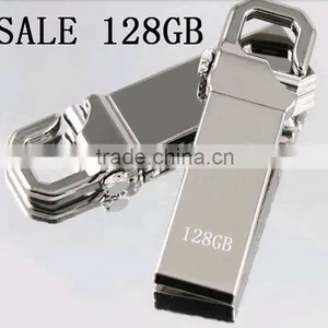 Promotional Gifts,USB Flash Drives 128GB Pendrive Stainless Steel Fashion Usb Stick Mini 128GB Pen Drive Gift Free Shipping thumbnail-1