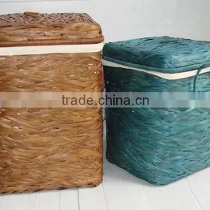 Cotton Bamboo Laundry Basket thumbnail-1