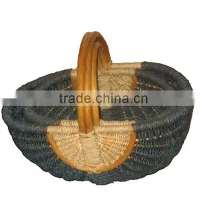 Handmade Rattan Picnic Basket for Sale thumbnail-1