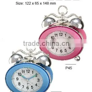 One Big Bell Snooze Touch Light Alarm Clock Hot Sale thumbnail-4