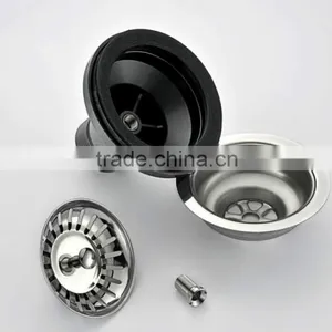 Undermount Single Bowl Kitchen Sink With Strainer, Grids and Colander thumbnail-6