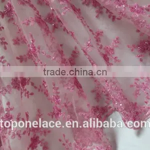 High Quality Lace Evening Dress Bridal Lace Fabrics Wholesale Fashion African French Net Lace Fabric thumbnail-3
