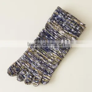Hot Sale Japanese OEM Best Quality Custom Design Young Girls Injinji Winter Bulk Cotton Rainbow Toe Socks thumbnail-5