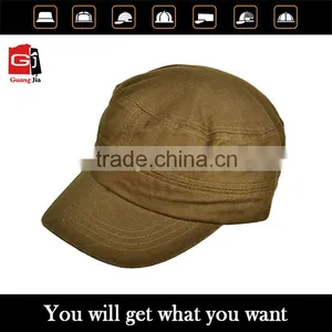 Olive and White Washed Cotton Twill India Army Cap thumbnail-1