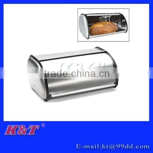 Modern Classic Stainless Steel Bread Box thumbnail-1
