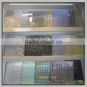 Beautiful 24*40 Hotfix Crystal Rhinestone Trim Sheet Quality Choice thumbnail-2