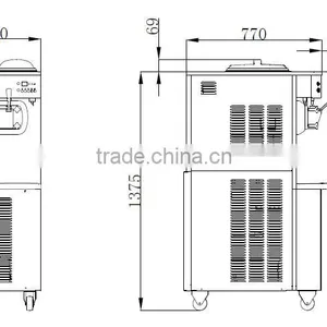 Floor Model S970F Frozen Fruit Ice Cream Maker thumbnail-5