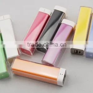 Fashionable Lipstick Portable Emergency Universal USB Battery Charger Power Bank 2600mAH thumbnail-1
