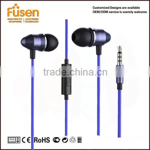 Metal Earphone With CE/ROHS for Iphone for Samsung for HTC for Xiaomi thumbnail-1