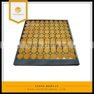 Custom Logo Table Top Black Acrylic Material Stone Sample Display Case/frame thumbnail-1