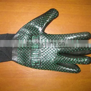 Work Glove With Pvc Dot Nitrile Coated Nylon Work Glove thumbnail-1