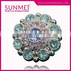 Wholesale Gray Color Rhinestone Embellishments for Dresses thumbnail-2