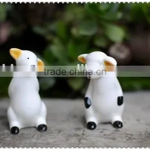 Porcelain White Sheep Small Figurine Ornaments thumbnail-4