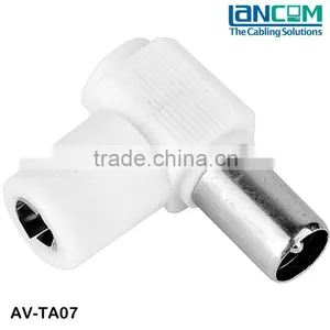 Right Angle 9.5mm TV Connector High Quality Lower Price Male thumbnail-1