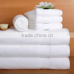 100% Cotton 5 Star Hotel Towel/16s Hotel Towel Set, White Color Hotel Bath Towel thumbnail-2