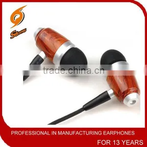 Super Bass Wooden In-ear Earbud&earpiece in Ear With Mic in Retail Pack thumbnail-1