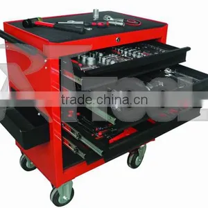 6 DRAWER ROLLER CABINET Socket Wrench Set Tool Trolley Tool Cabinet Hand Tool Set thumbnail-1